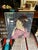 Asian Asian Framed Vintage Textile Art of a Woman For Sale - Image 3 of 10