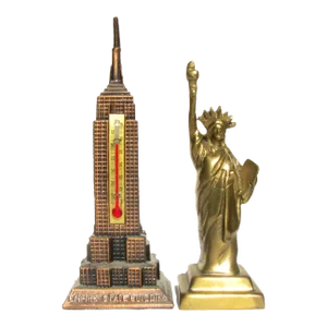 Midcentury Architectural Monument Models, Set of 2