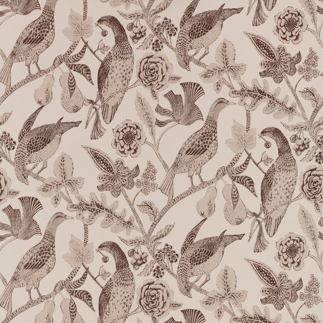 Schumacher Katmandu Wallpaper in Graphite For Sale
