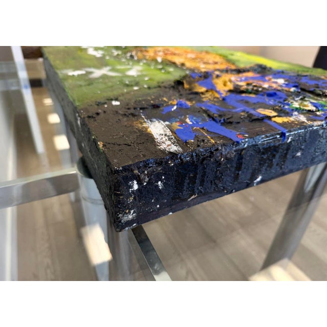 Incredible Abstract Portrait Painting by Vladimir Prodanovich For Sale In Palm Springs - Image 6 of 12