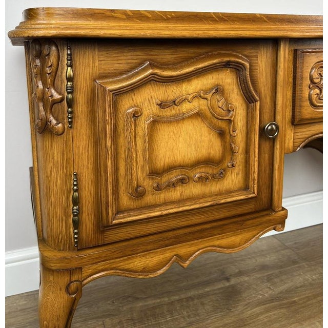 Vintage Louis French Carved Cupboard For Sale - Image 6 of 11