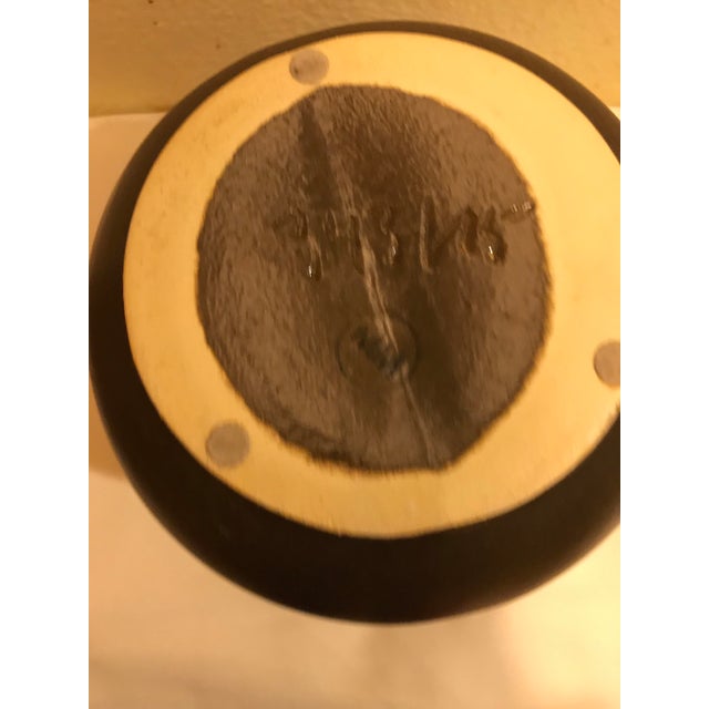Mid Century Modern German Ceramic Pottery Vase by Silberdistel For Sale In Los Angeles - Image 6 of 9