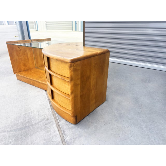 1960s Mid-Century Maple Vanity by Heywood-Wakefield For Sale - Image 11 of 13