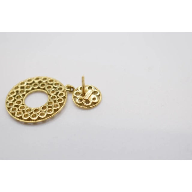 Gold Late 20th Century Gold Jacqueline Earrings, A Pair For Sale - Image 8 of 9