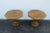 Brown Weiman Mid Century Modern Octagon Pair of Side End Tables For Sale - Image 8 of 13