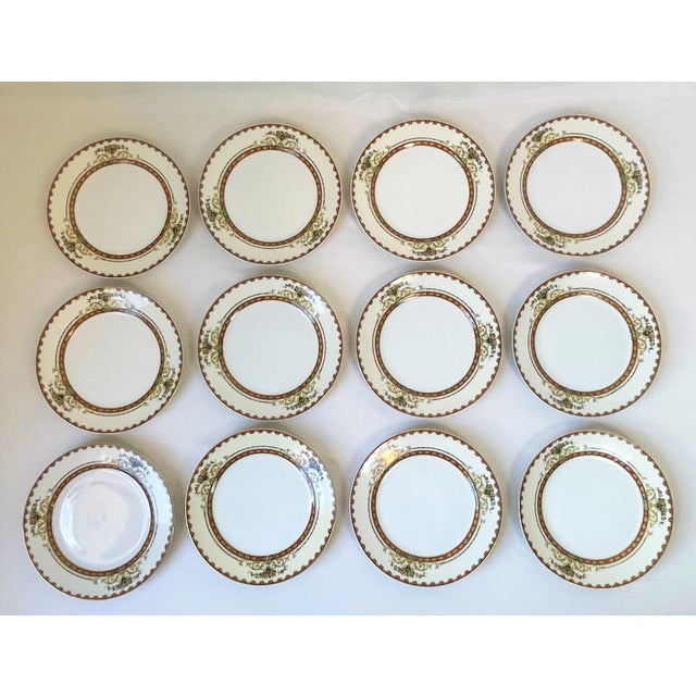 Noritake Circa 1960s Vintage Noritake 'Superba' Pattern Salad Plates- Set of 12 For Sale - Image 4 of 13