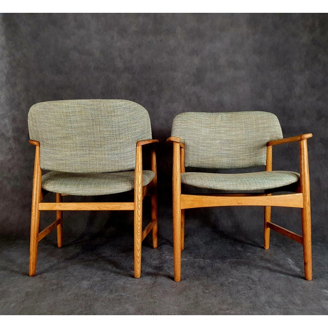 Set of Chairs by Aksel Bender Madsen & Ejner Larsen for Fritz Hansen, 1960s For Sale - Image 14 of 14
