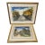 Mid 20th Century Pair of Maurice De Vlaminck Limited Edition Village Road Prints — Framed, Numbered, Vintage French Editions For Sale
