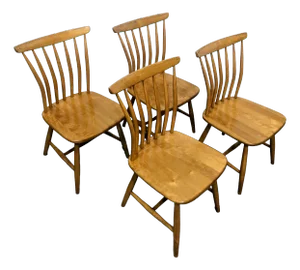 Vintage Swedish Akerblom Chairs, 1950s, Set of 4