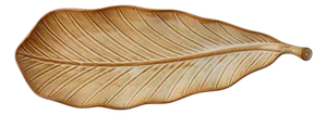 Bionic Leaf Ceramic Art Plate