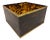 Large Tortoiseshell Effect Acrylic Glass Planter, 1970s For Sale