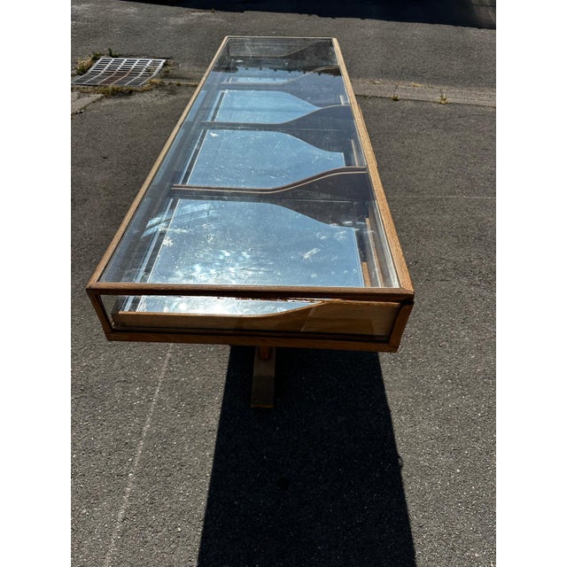 Brown Vintage Display Cabinet, 1950s For Sale - Image 8 of 18
