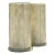 Vintage Boho Faux Goatskin Pedestals - a Pair For Sale