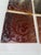 Ceramic Antique 1890s AETCo Maroon Majolica Ceramic Tiles - Set of 4 For Sale - Image 7 of 12