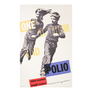 1994 Original American Poster, One of Them Had Polio (The 100 Best Posters Collection)
