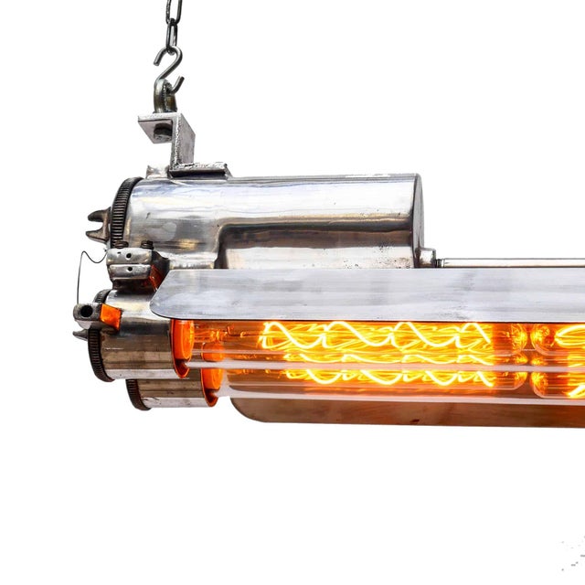 Aluminum Cast Explosion-Proof Fluorescent Light, 1970s For Sale - Image 17 of 18