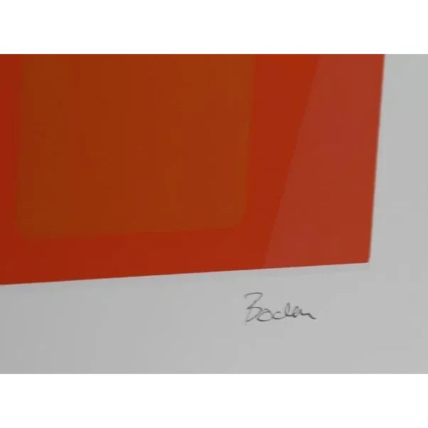T Series (Orange) Boden, Arthur Year: 1970 Serigraph, signed and numbered in pencil Edition: 100 Size: 29 in. x 23 in....