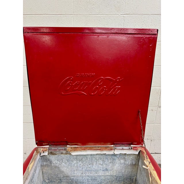 1940s Vintage C. 1940s Westinghouse Coca-Cola Bottle Cooler For Sale - Image 5 of 16
