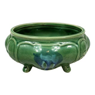 Vintage Green Planter For Sale