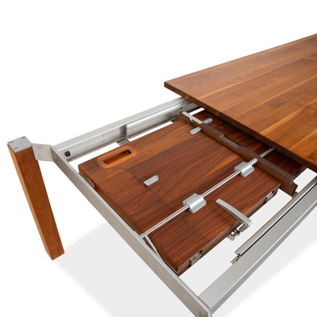 Extendable Wooden Dining Table For Sale - Image 5 of 17