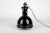 Black Industrial Bauhaus Black Pendant Light from Zeiss, 1930s For Sale - Image 8 of 10