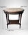 Early 20th Century Neoclassical Italian Walnut Side Table With Marble Top and Vienna Straw Shelf For Sale - Image 18 of 18
