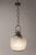 1970s Mid-Century Italian Space Age Pendant Lamp in Glass and Steel from Mazzega, 1970s For Sale - Image 5 of 14