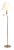 French Brass Floor Reading Lamp, 1970 For Sale