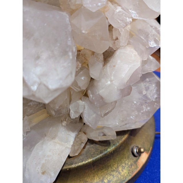 1970s Vintage Quartz Crystal Lamp by Carole Stupell For Sale - Image 5 of 7