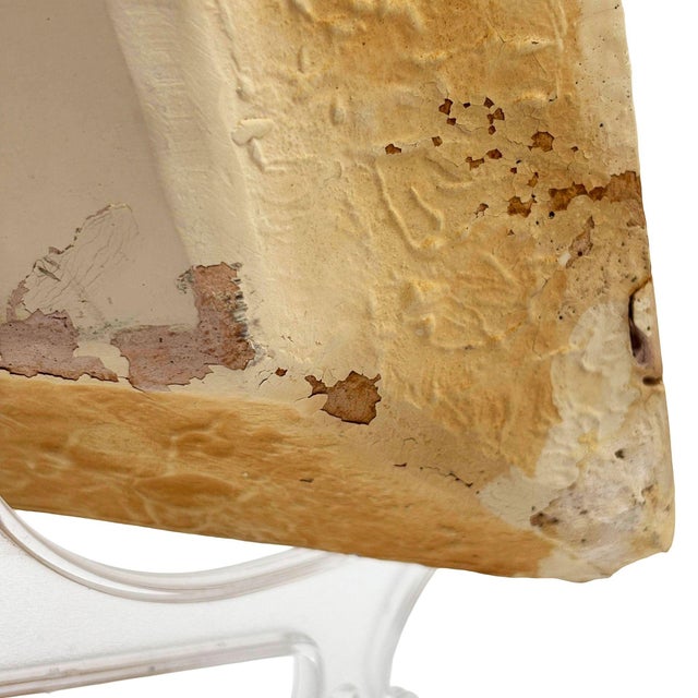 Ceramic 1950s Rare MCM Tropical Hula Girl & Ukulele Boy Art Pottery 3d Wall Sculptural, Pair For Sale - Image 7 of 13