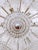 Mid-Century Modern Mid 20th Century Glass & Brass Dandelion Sputnik Chandelier For Sale - Image 3 of 8