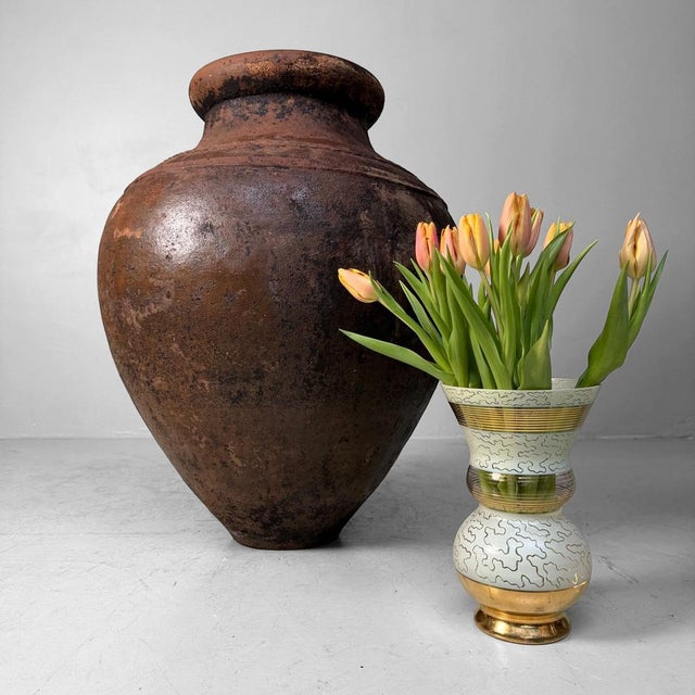 Large Antique Terracotta Jar, 1890s For Sale - Image 12 of 15