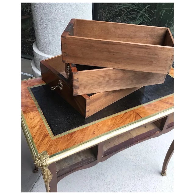 18th Century Louis XVI Period Signed Writing Table For Sale - Image 4 of 6