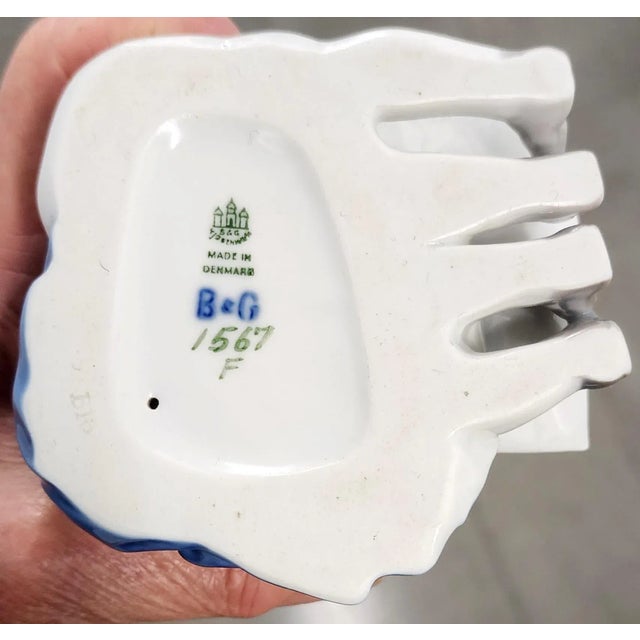 Bimg & Grondahl Danish Hand-Painted Porcelain Fine Figurine For Sale - Image 12 of 13