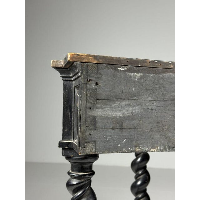 Black Side Table, 1800s For Sale - Image 4 of 18