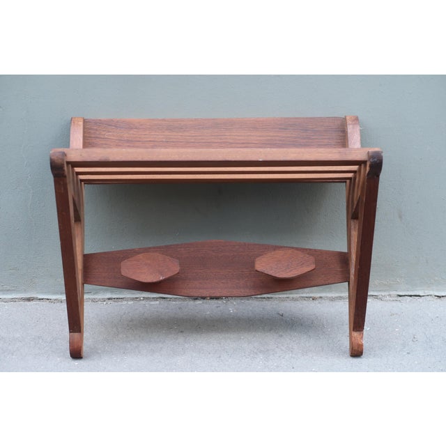 Wood 1950s Wall-Mounted danishTeak Coat Hanger For Sale - Image 7 of 11