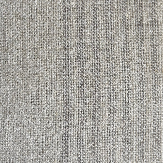 18 oz 100% stone wash linen. Color: Cafe Noir Stripe