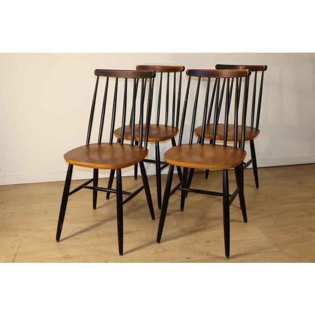 Vintage Wooden Chairs, 1960, Set of 4 For Sale - Image 6 of 18