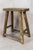 Rustic Vintage Rustic Elm Stool For Sale - Image 3 of 5