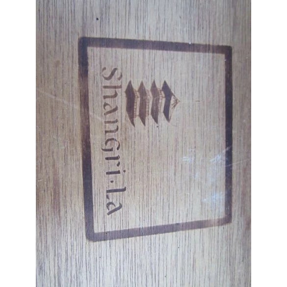 Vintage Faux Bamboo Wood Cabinet Hutch by Dixie Shangri La Collection For Sale - Image 10 of 10