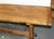 Italian Walnut Monestary Table on Trestle Base For Sale - Image 9 of 9