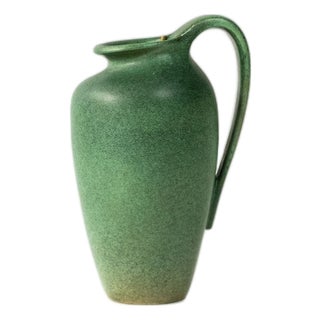 Ceramic Vase with Handle by Karlsruher Majolika, 1960s For Sale
