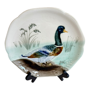 19th Century Choisy Le Roi Majolica Duck Plate