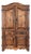 Late 20th Century Mexican Rustic Pine Armoire / Hacienda Cabinet — Hecho en Mexico For Sale
