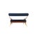 Blue Bronze and Velvet Atlantis Sofas with Ottoman by Mark Brazier-Jones, 1970s, Set of 3 For Sale - Image 8 of 13