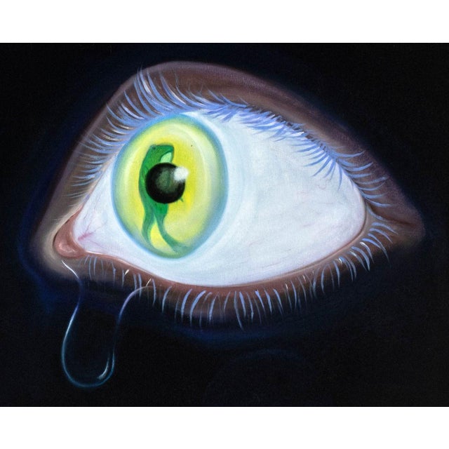 Miranda Byk "The Dancing Frogs" Oil on Canvas, 2021 For Sale - Image 4 of 6