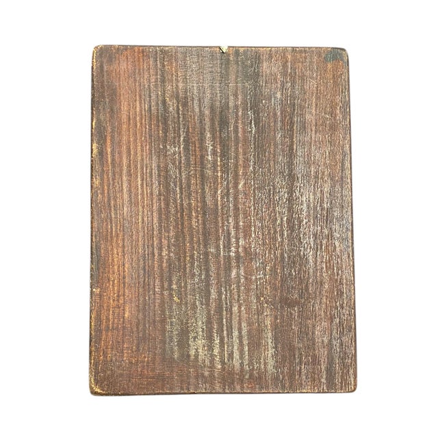 Wood 19th Century Greek Orthodox Icon of Saint John the Baptist For Sale - Image 7 of 12