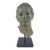 Large Classical Hollow Cast Bronze Male Head Sculpture on Custom Museum Stand For Sale