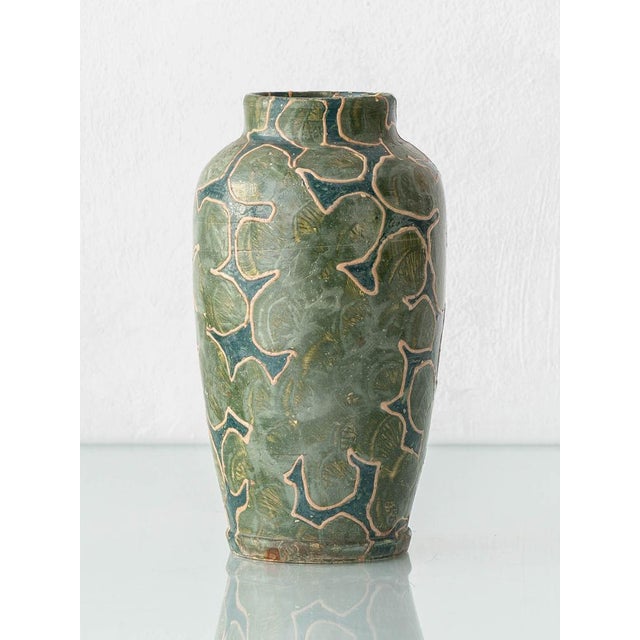 Michael Andersen & Son Camouflage Vase by Michael Andersen & Son, Denmark, 1916-1920 For Sale - Image 4 of 15
