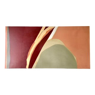 Barbara Beck 1968 Abstract Oil Painting on Canvas - Unframed For Sale